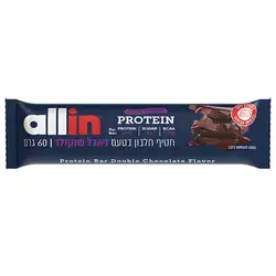 חטיף חלבון ALLIN דאבל שוקולד