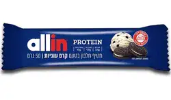 חטיף חלבון allin קרם עוגיות